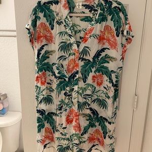 floral dress or cover up